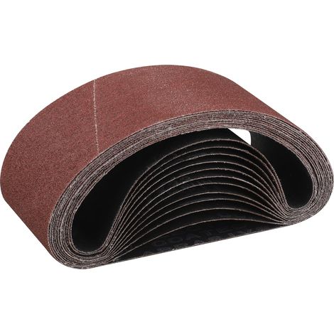 Bande Abrasive 75x 457 mm,12PCS 80 grain Ensemble de Bandes Abrasives - (1/5)