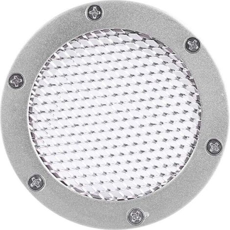 Évent de Grille de Conduit, Entrée D'entrée D'évent de Pare-chocs D'air de Course de Voiture Universelle, évent D'aération de Pare-chocs Universel pour Admission D'air Froid (Argent) (1/4)