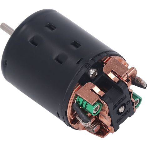 Moteur CC à balais, haute torsion, coque noire, balais en carbone, installation facile, pour voiture haute vitesse, modèle 55T, 8000 tr/min, 1,0 A, 2000 g (1/5)