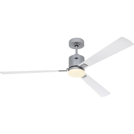 Ventilateur de plafond ECO CONCEPT 152, gris clair - blanc/gris clair, Wi-Fi avec éclairage (1/2)