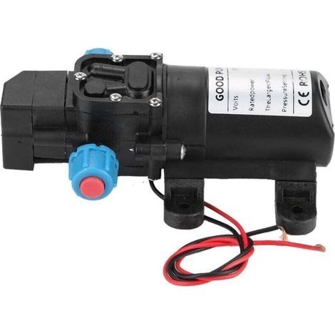 Pompe à eau 12V/60W 5L/Min Micro pompe à membrane pour caravane Camping bateau (1/4)