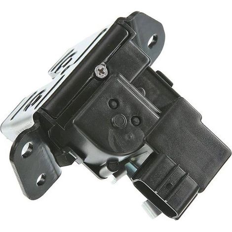 1 mécanisme de verrouillage de hayon/coffre en plastique noir + métal 812301H000/81230-1H000. (1/4)