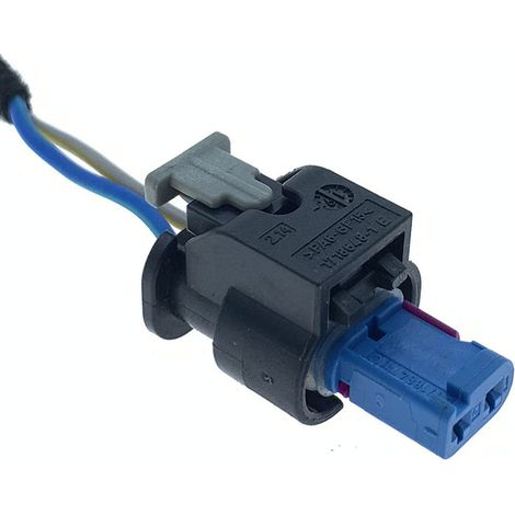 1-1703498-4/1-1718643-1 Passender Audi-Kollisionssensorstecker, 2-polig, Serie 1.2, Stecker und Buchse (1/4)