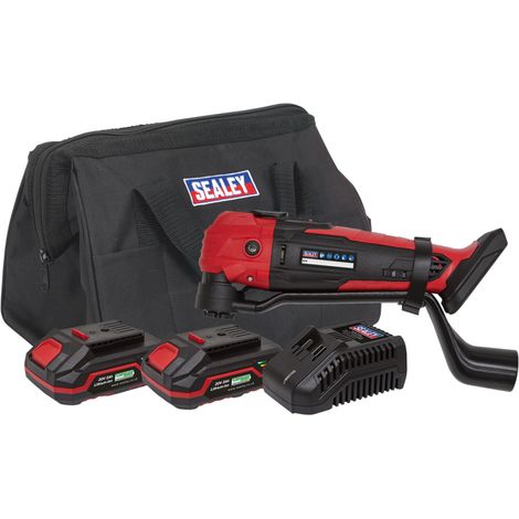 Sealey CP20VMTKIT SV20 Series Cordless Oscillating Multi-Tool Kit 20V - 2 Batteries (1/5)