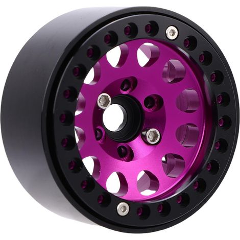Ensemble de Moyeux de Roue RC de 0,9 Pouces – 4 Moyeux de Roue en Alliage d'aluminium pour Voitures sur Chenilles RC à l'échelle 10 – Léger, Haute Résistance, Ajustement de Remplacement (1/5)