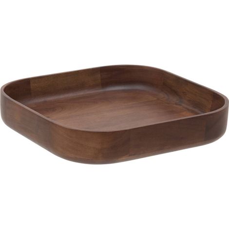 Plateau Acacia Noah carré 27x27cm marron - Atmosphera créateur d'intérieur (1/2)