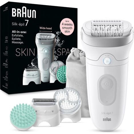 Depiladora Braun Silk-épil 7 7-081 para uso en seco y húmedo, nueva Perfect Smoothness