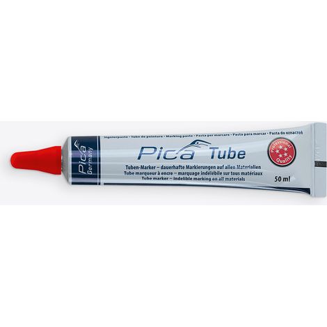 Pennarello PICA Classic 575 blu da 50 ml per superfici ruvide con sfera in acciaio inossidabile. (1/2)