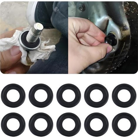 Satz mit 10 Ölablassschraubendichtungen, Ersatz für die Originalteilenummer 12616850. M12 Ölablassschraubendichtungen passend für Buick, Cadillac, Chevrolet und andere Modelle. (1/5)
