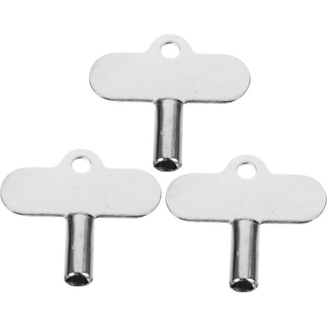 3pièces Clés De Purgeur De Radiateur Outil Pour Vannes De Chauffage Clé De Compteur Eau Et De Robinet De Radiateur Compact Et Ergonomique (1/4)