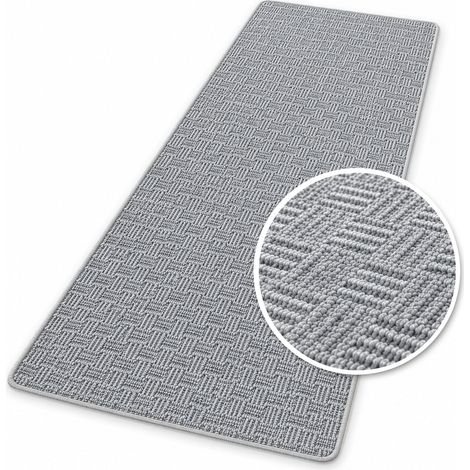 Tapis de couloir Monaco Gris 80 x 300 cm (1/5)