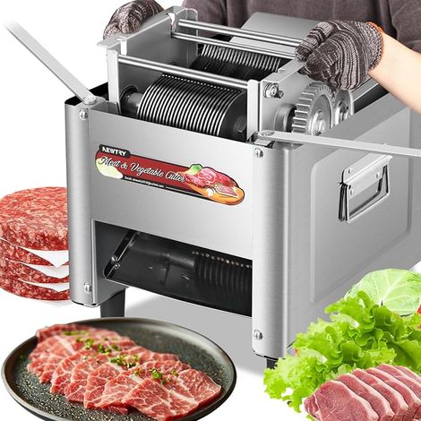Commercial Electric Meat Slicer 0.3cm 750W Gastro (1/5)