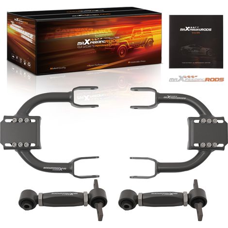 4X FRONT UPPER CONTROL ARM + REAR CAMBER ARMS KIT FOR HONDA CIVIC ACURA INTEGRA (1/5)