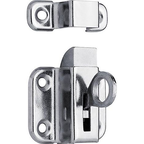 DENI OL-Schnäpper 7111, mit Schlaufe z.Anschrauben,B51mm,H40mm Stahl verchromt