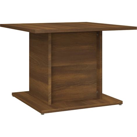 Couchtisch Braun Eichen-Optik 55,5x55,5x40 cm Holzwerkstoff vidaXL (1/5)
