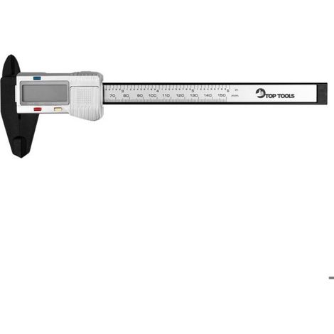 Pied À Coulisse Numérique - 150 mm - Fibre De Carbone - Précision ±0,2 mm - Écran LCD (1/4)