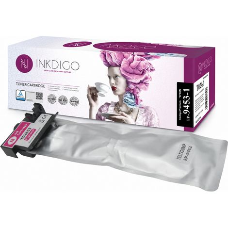Inchiostro Inkdigo T9453 compatibile con le stampanti Epson WorkForce Pro WF-C5210DW e WF-C5290DW, certificato TÜV. (1/5)