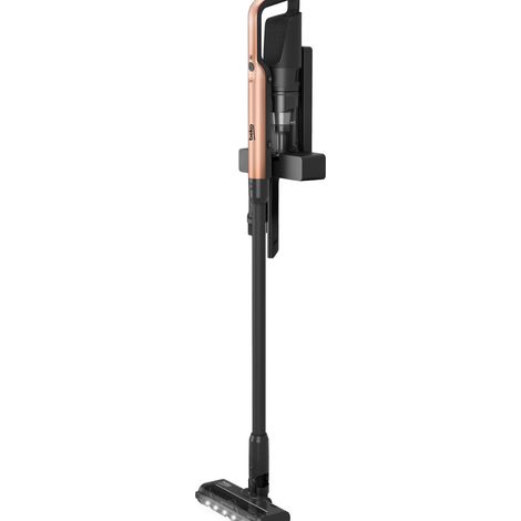 Beko VRT65421VC - Scopa Elettrica Senza Filo, Batteria Ricaricabile, Capacit� Serbatoio 0,6 L, 250 W, Autonomia di 40 Min, Accessori Inclusi (Spazzola Turbo e Spolvero), Design Multistrato, Colore Ner (1/4)