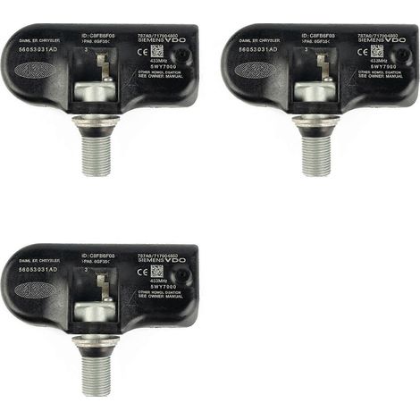 3X 56053031AD pour capteur de pression des pneus TPMS 433 MHz TS-CH10 pour Chrysler Dodge Jeep (1/2)
