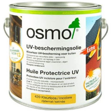 Huile protectrice UV Incolore Extra avec agents actifs 420 2.5L