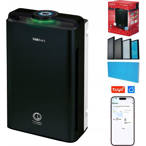 Purificador de aire Webber ap9700 filtro HEPA13 Wi-Fi (1/3)