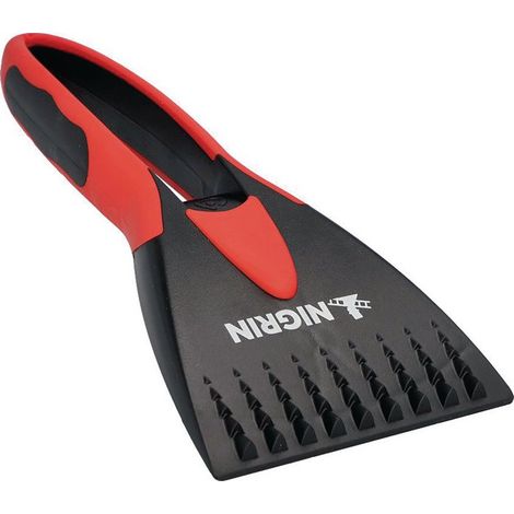 Spatola per ghiaccio 2K bordo per ghiaccio 95mm L.21cm nero-rosso con impugnatura morbida