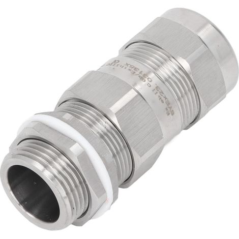 Presse-étoupe étanche G3/4 acier inox 304 double joint passe-câble protecteur (1/5)