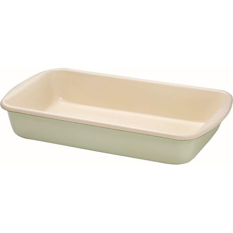 Riess Classic Pastell Nilgrün Auflaufform 38x22,5cm Emaille (1/5)