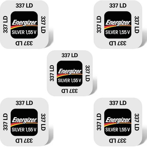 ..
.5 piles Energizer 337LD SR416SW.