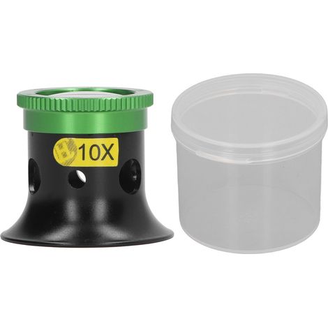 Loupe de bijoutier 10X portable, loupe optique pour réparation de montres, bijoux, circuits et pièces de monnaie