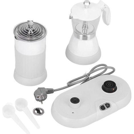 Mousseur à lait électrique avec cafetière italienne, cafetière automatique, mousseur à lait, 220–240 V (1/5)