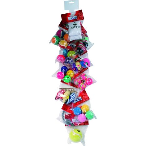 Lot de 12 sachets de jouets pour chats