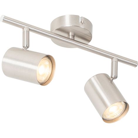 QAZQA Faretto jeana - Moderno - Acciaio - Acciaio - Oblungo Max. 2 x Watt