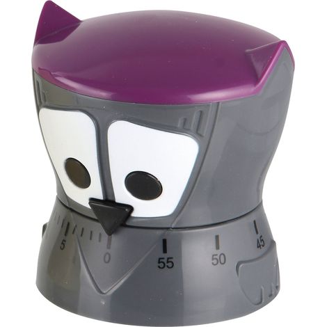 Minuteur en Forme de Hibou Plastique Multicolore (1/3)