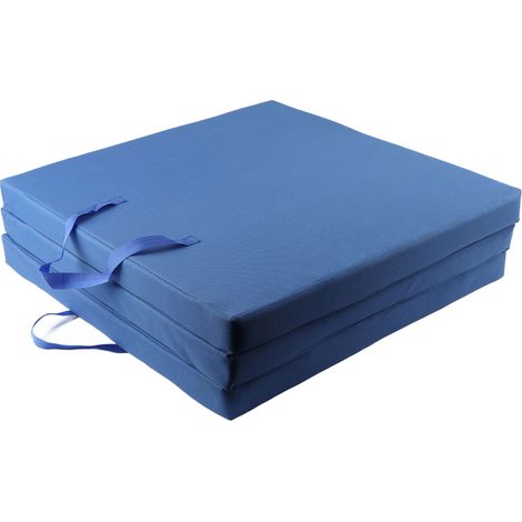 Tapis de sport pliable pour enfants - Tapis de gymnastique, danse, fitness et yoga - Bleu, antidérapant, léger et pratique (1/5)