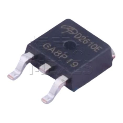 AOS AOD2610E TO-252 N-Kanal 60V/46A SMD MOSFET-Chip elektronische Bauteile, 5 Stück geliefert.