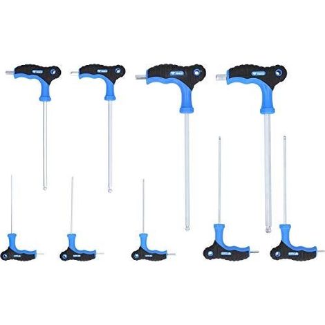 Brilliant Tools BT041100 Juego de 9 llaves Allen 2-10 mm