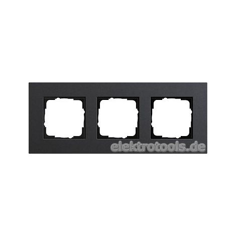 Gira Marco embellecedor 3f Gira Esprit Lin.Mpx.Anthrazit [0213226], 0213 226