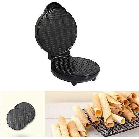 Grill électrique pour steak, hamburger et barbecue, gaufrier, poêle antiadhésive de qualité alimentaire (1/4)