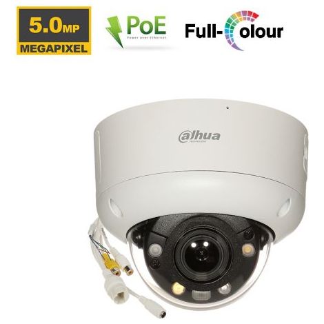 Dahua Telecamera TioC dome IP 5Mp motorizzata 2.713.5 mm - IPC-HDBW3549R1-ZAS-PV T