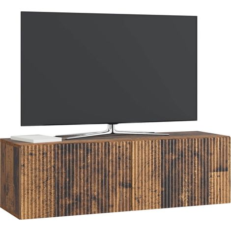 Maison Exclusive - Mobile Porta TV da Muro Legno antico 98 x 31 x 30 cm (1/5)