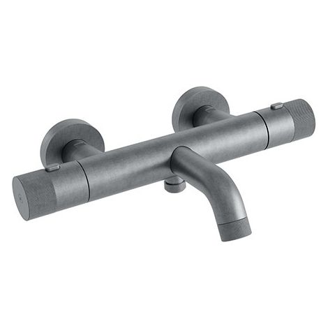 Mitigeur thermostatique bain douche Métal Brossé EAST SIDE - CRISTINA ONDYNA ES15777 (1/2)