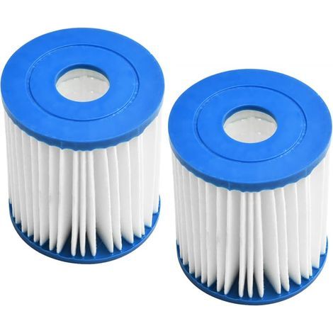 Lot de 2 filtres de rechange pour Intex, piscine 28601/28602 pour ensemble Intex Type H 29007E - Pour piscines hors sol et (1/5)