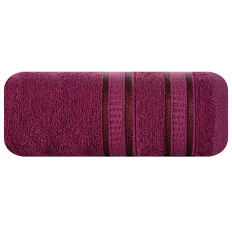 Eurofirany antibakterielles Bambushandtuch Mila 70x140cm Amaranth (1/5)