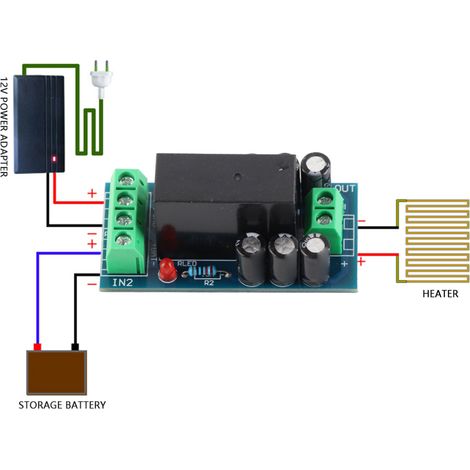 Le module de commutation de batterie de secours bascule automatiquement sur l'alimentation par batterie (12V 150W) lors des pannes de courant importantes. (1/5)