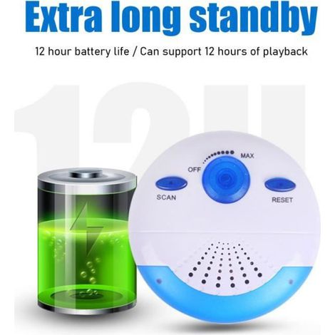 Radio de douche à transmission FM améliorée, haut-parleur intégré, long temps de secours, conception imperméable IPX7, pour salle (1/4)