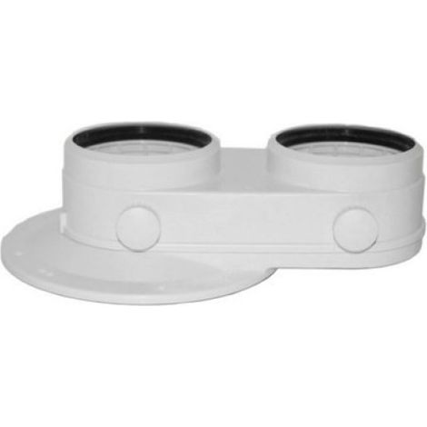 ADATTATORE PER SISTEMA SDOPPIATO 80/80 80/80 mm