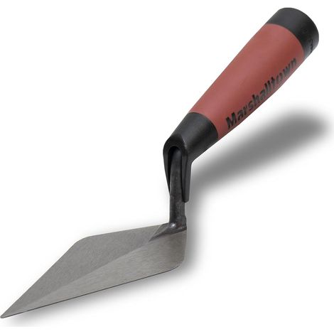 1 - Truelle Pointue - Acier Carbone - Finition Détaillée - Poignée Ergonomique - Maçonnerie - Noir - 12,7cm