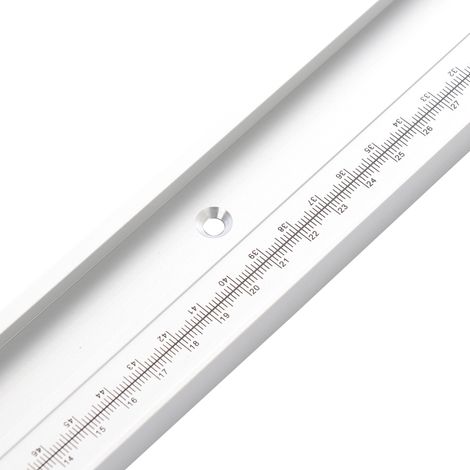 Rainure en T avec échelle pour menuiserie, glissière de guidage à fente T, gabarit de scie à onglets pour table, rail de mitre 6 pièces (1/5)