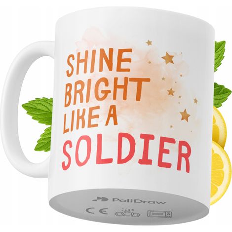 Tazza per un soldato, divertente e umoristica, per caffè e tè, con grafica e testo divertenti. Tazza ideale per compleanni, onomastici e festività. Tazza premium per occasioni speciali, per casa, uffi